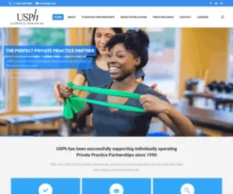USPH.com(Physical Therapy) Screenshot