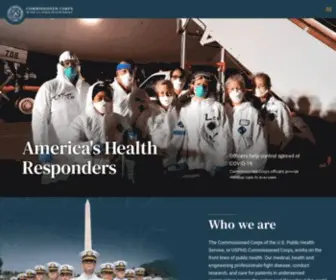 USPHS.gov(Public Health Service Home) Screenshot