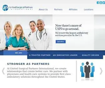Uspi.com(United Surgical Partners International (USPI)) Screenshot