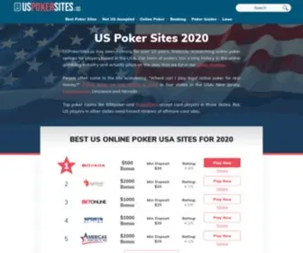 Uspokersites.us Screenshot