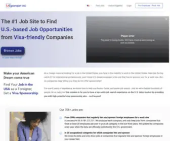 Usponsorme.com(Find All Open Jobs in the USA for Foreigners) Screenshot