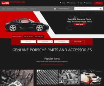 Usporscheparts.com(OEM Porsche Parts & Accessories) Screenshot