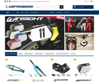 Usprobikes.com(Vélos et accessoires BMX Race et VTT) Screenshot