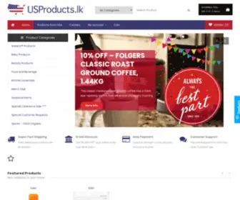 Usproducts.lk(Imported American Products) Screenshot