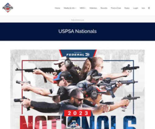 Uspsa-Nationals.org(USPSA Nationals) Screenshot