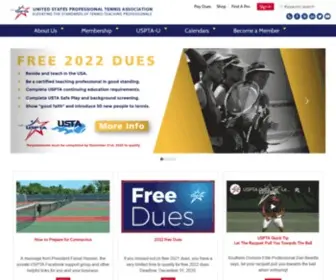 Uspta.com(USPTA Members Home) Screenshot