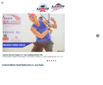 Usra.org(USA Racquetball) Screenshot