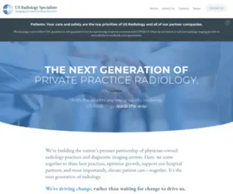 Usradiology.com(US Radiology Specialists) Screenshot
