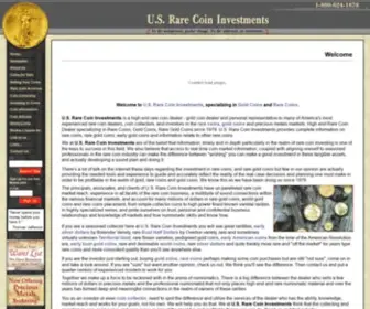 Usrarecoininvestments.com(US Rare Coin Investments Tom Pilitowski) Screenshot