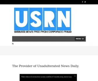 Usrealnews.com(Unbiased News Free From Corporate Fraud) Screenshot