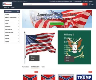 Usrebelflags.com(USPatriotFlags.com by Ultimate Flags LLC) Screenshot