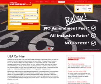 Usrentacar.co.uk(Car hire in the USA) Screenshot