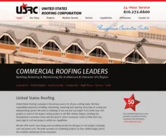 Usroofing.com(Philadelphia commercial roofing) Screenshot