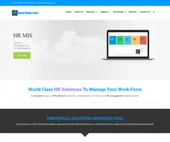 USS-Hrmis.com(UNIVERSAL SOLUTION SERVICES) Screenshot