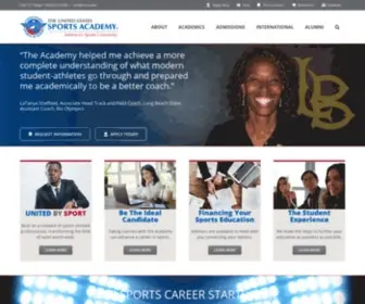 Ussa.edu(America's Sports University) Screenshot