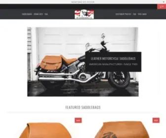 Ussaddlebag.com(Leather Motorcycle Saddlebags) Screenshot