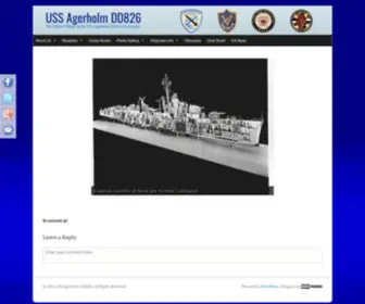 Ussagerholm.org(USS Agerholm DD826) Screenshot