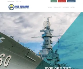 Ussalabama.com(USS Alabama Battleship Memorial Park) Screenshot