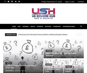 Usseniorshub.com(US Seniors Hub) Screenshot