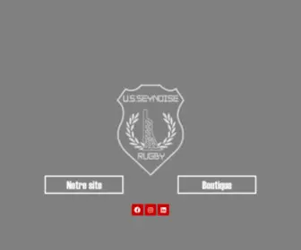 Usseynoise-Rugby.com(Rugby Union Sportive Seynoise) Screenshot