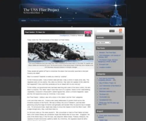 Ussflierproject.com Screenshot