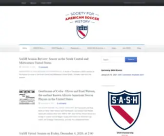 Ussoccerhistory.org(Society for American Soccer History) Screenshot