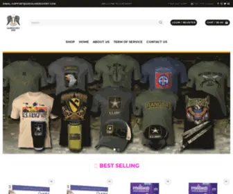 Ussolidersshirt.com(Ussolidersshirt Shop) Screenshot