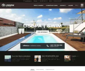 Usspa.cz(Luxusní vířivky) Screenshot