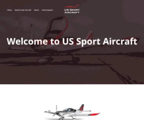 Ussportaircraft.com(US Sport Aircraft) Screenshot