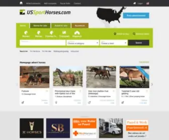 Ussporthorses.com(Horses for sale) Screenshot
