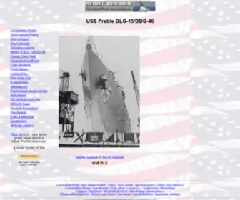 Usspreble.org(USS Preble DLG) Screenshot