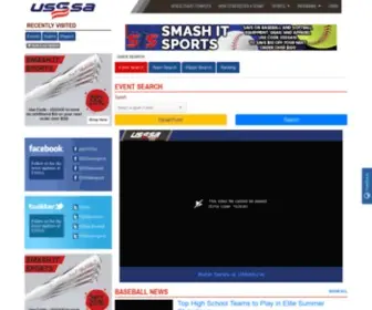 Usssa.com(United States Specialty Sports Association) Screenshot