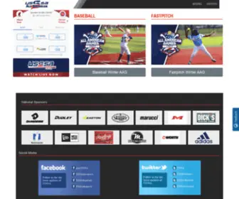 Usssaallamerican.com(USSSA All American Games) Screenshot