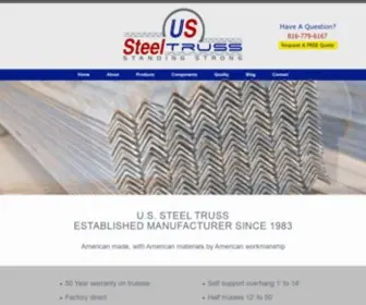 Ussteeltruss.com(US Steel Truss) Screenshot