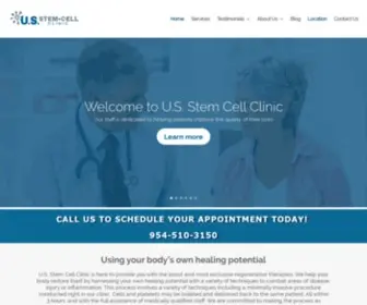 Usstemcellclinic.com(Stem Cell Clinic) Screenshot