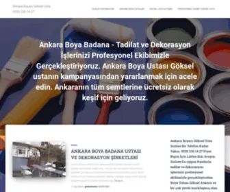 Ustamboya.com(Ankara Boyacı Göksel Usta) Screenshot