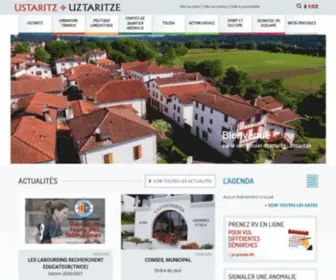 Ustaritz.fr(Pays Basque) Screenshot