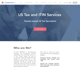 Ustaxservices.ca(Home) Screenshot