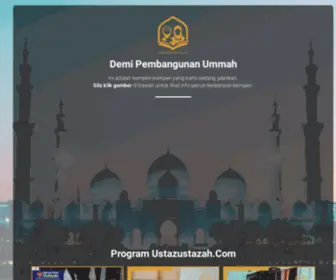 Ustazustazah.com(Demi Pembangunan Ummah) Screenshot