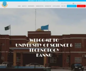 USTB.edu.pk(University of Science & Technology) Screenshot