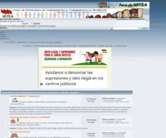 Ustealdia.org(ForoUSTEA de maestros/as y profesores/as que les gusta la educación) Screenshot