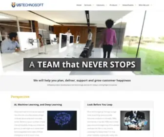 Ustechindia.com(US Technosoft) Screenshot