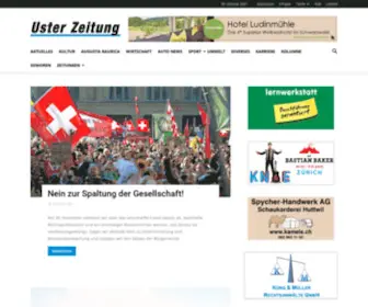 Usterzeitung.ch(Zürcher Woche) Screenshot