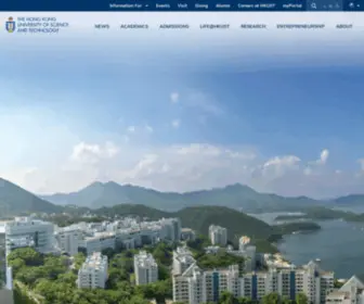 UST.hk(The Hong Kong University of Science and Technology) Screenshot