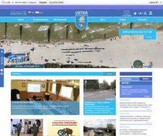 Ustka.pl(Oficjalna strona miasta) Screenshot