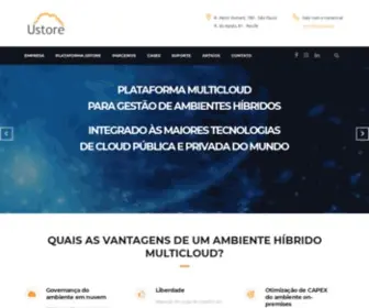 UStore.com.br(Computação em Nuvem e Cloud Management Platform) Screenshot