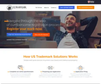 Ustrademarksolutions.com(Trademark Monitoring & Watch Services) Screenshot