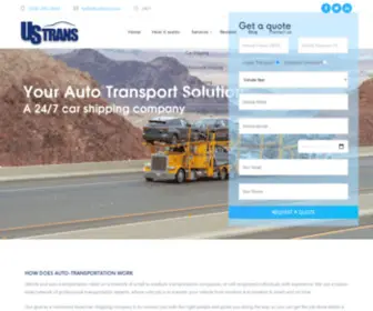 Ustrans.com(Cheapest Shipping Company) Screenshot