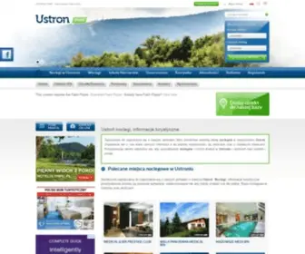 Ustron.com(Ustron noclegi) Screenshot