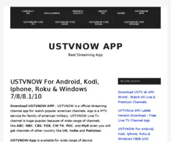 Ustvnowapp.com(Ustvnowapp) Screenshot